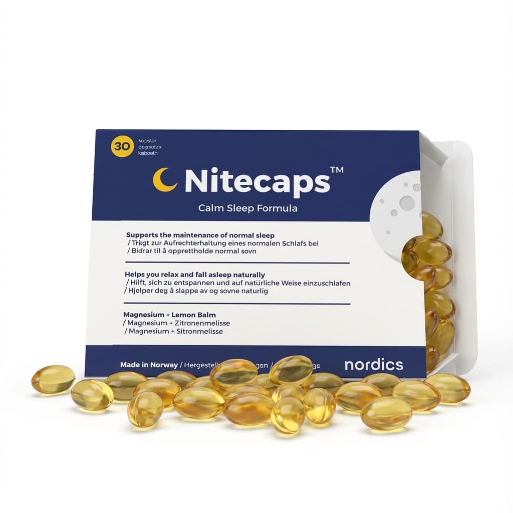NiteCaps produktförpackning